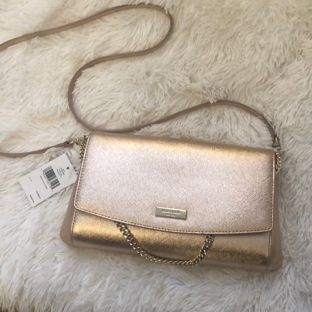 Kate Spade ♠️Rose Gold Crossbody NWT